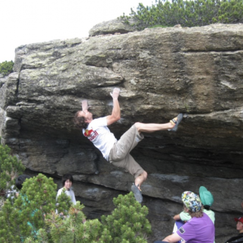 Bouldern mit Bernd Zangerl
