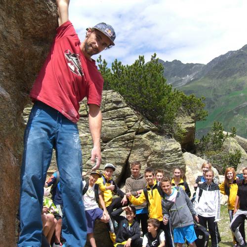 Bouldern mit Bernd Zangerl
