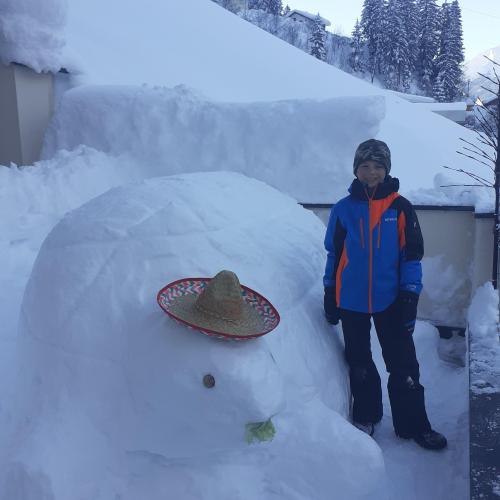 Skulpturen im Schnee 1s