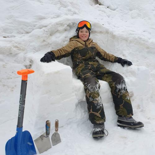 Skulpturen im Schnee 1s