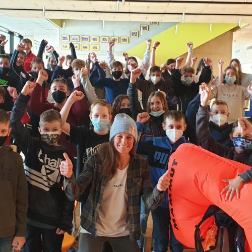 Freeride Doppelweltmeisterin Nadine Wallner