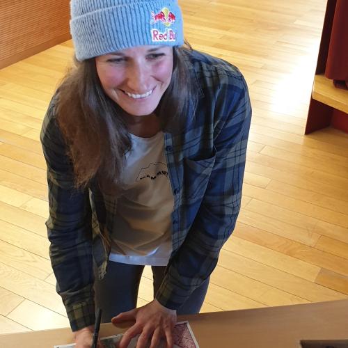 Freeride Doppelweltmeisterin Nadine Wallner