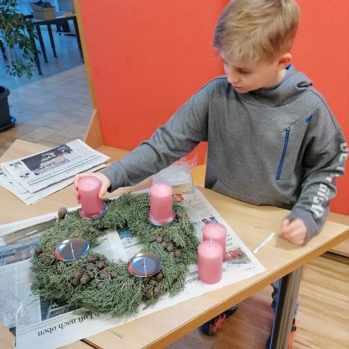 Adventszeit in der 1a
