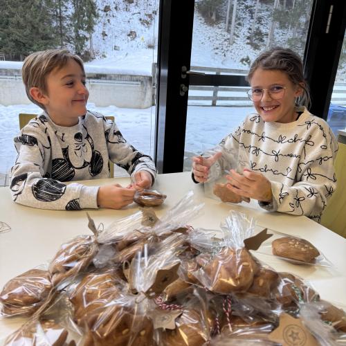 In der Weihnachtsbäckerei…