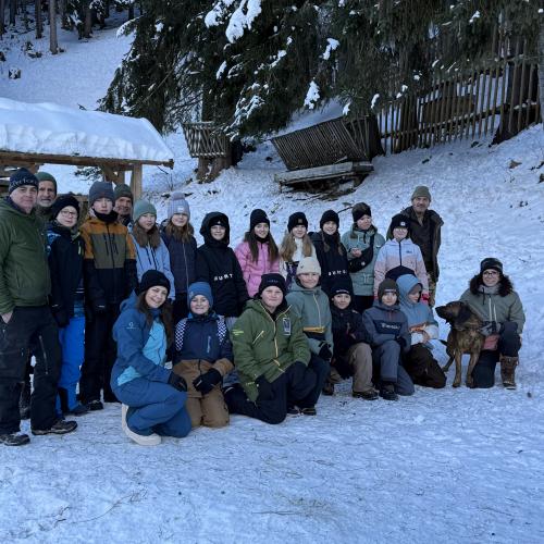 Exkursion Wildtierfütterung in Mathon