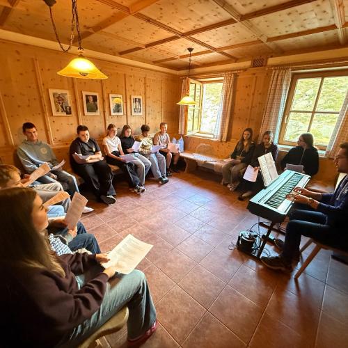 Probentage der Musikklassen auf der Jamtalhütte