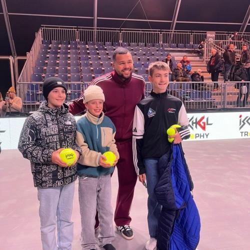 Tennis hautnah: Sportklassen bei der Ischgl Trophy