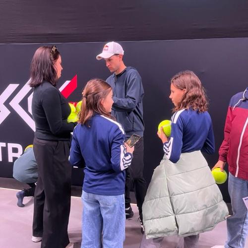 Tennis hautnah: Sportklassen bei der Ischgl Trophy