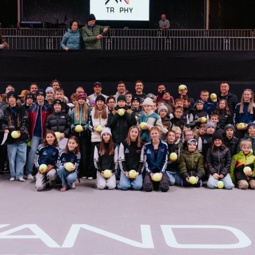 Tennis hautnah: Sportklassen bei der Ischgl Trophy