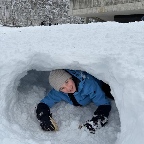 Zwischen Schneeballschlacht und Schneemann-Challenge...