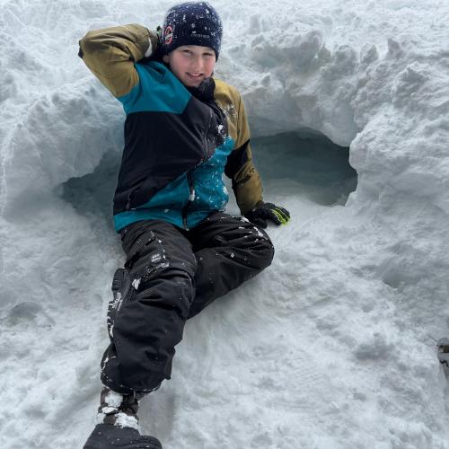 Zwischen Schneeballschlacht und Schneemann-Challenge...