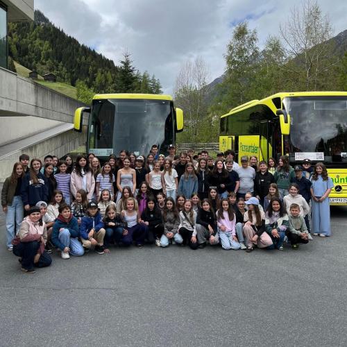 Die Musikabteilung der MMS Paznaun on TOUR