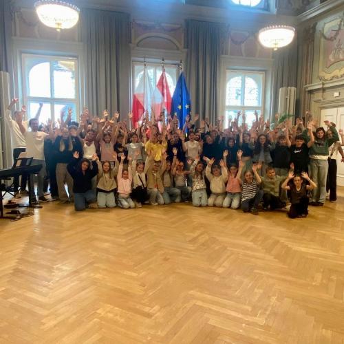 Die Musikabteilung der MMS Paznaun on TOUR