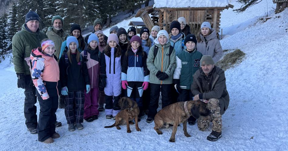Exkursion Wildtierfütterung in Mathon