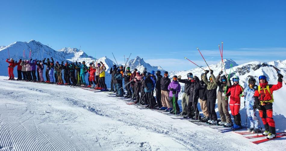 3s und 4s beim Skifahren am Arlberg