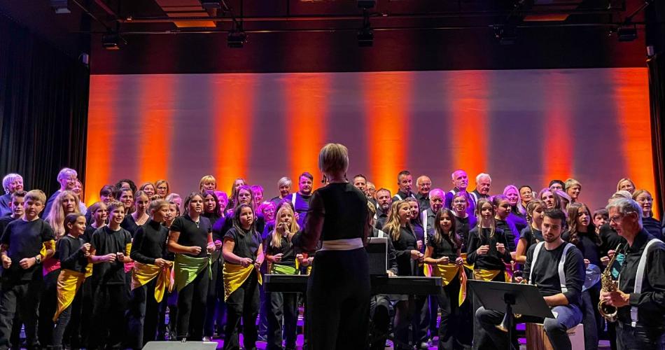 Schulchor der MMS Paznaun bei „Stimmig Vol. 1“