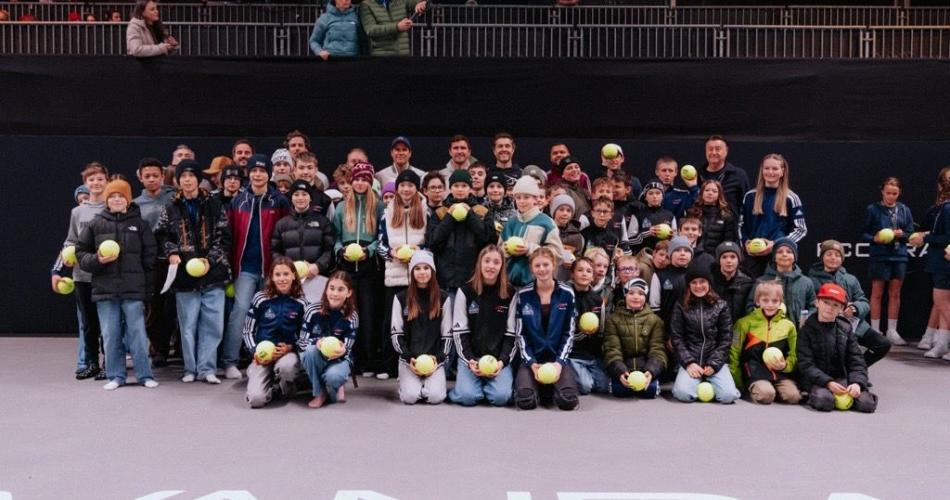 Tennis hautnah: Sportklassen bei der Ischgl Trophy